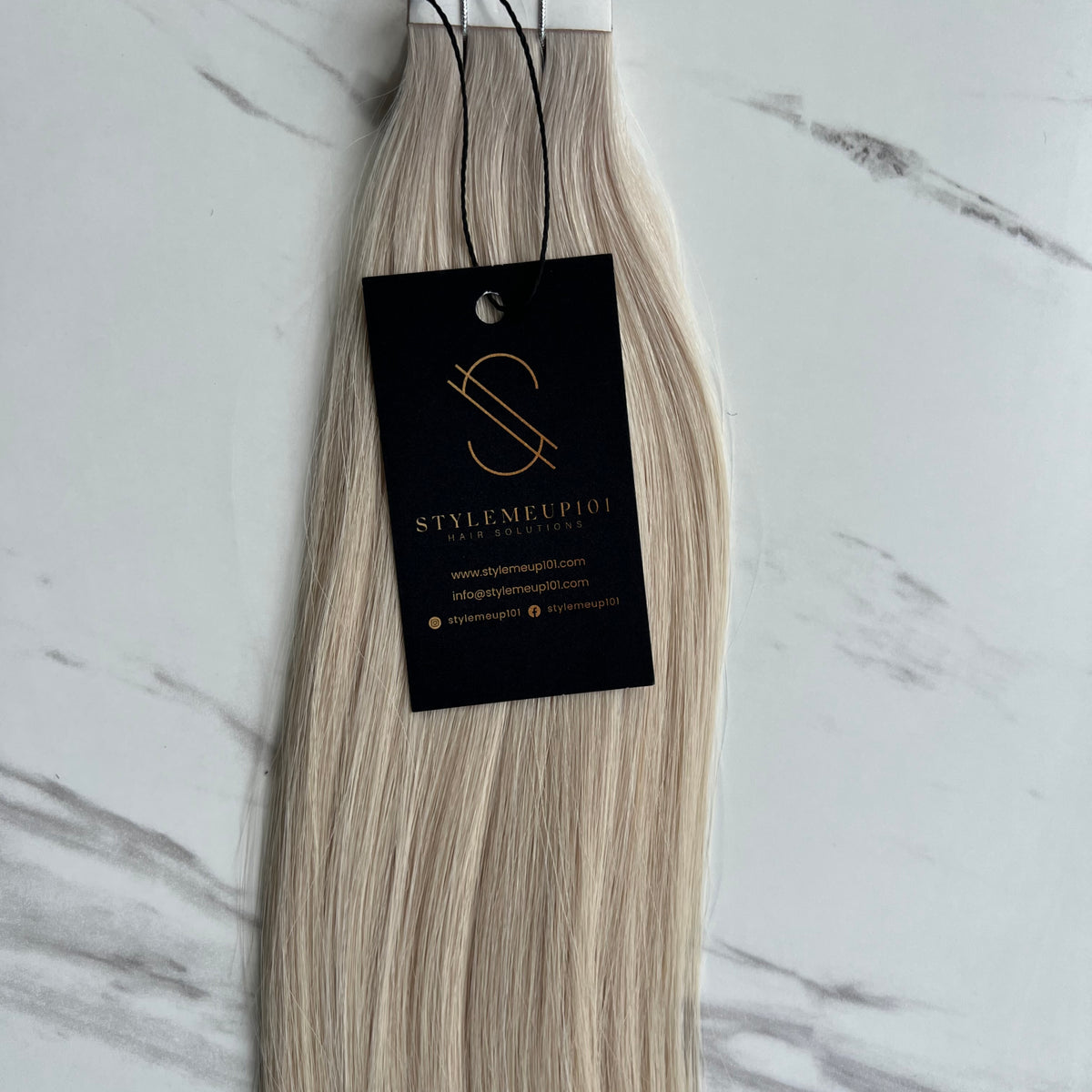 #60A Ash Blonde Standard Tape Ins (50 grams)