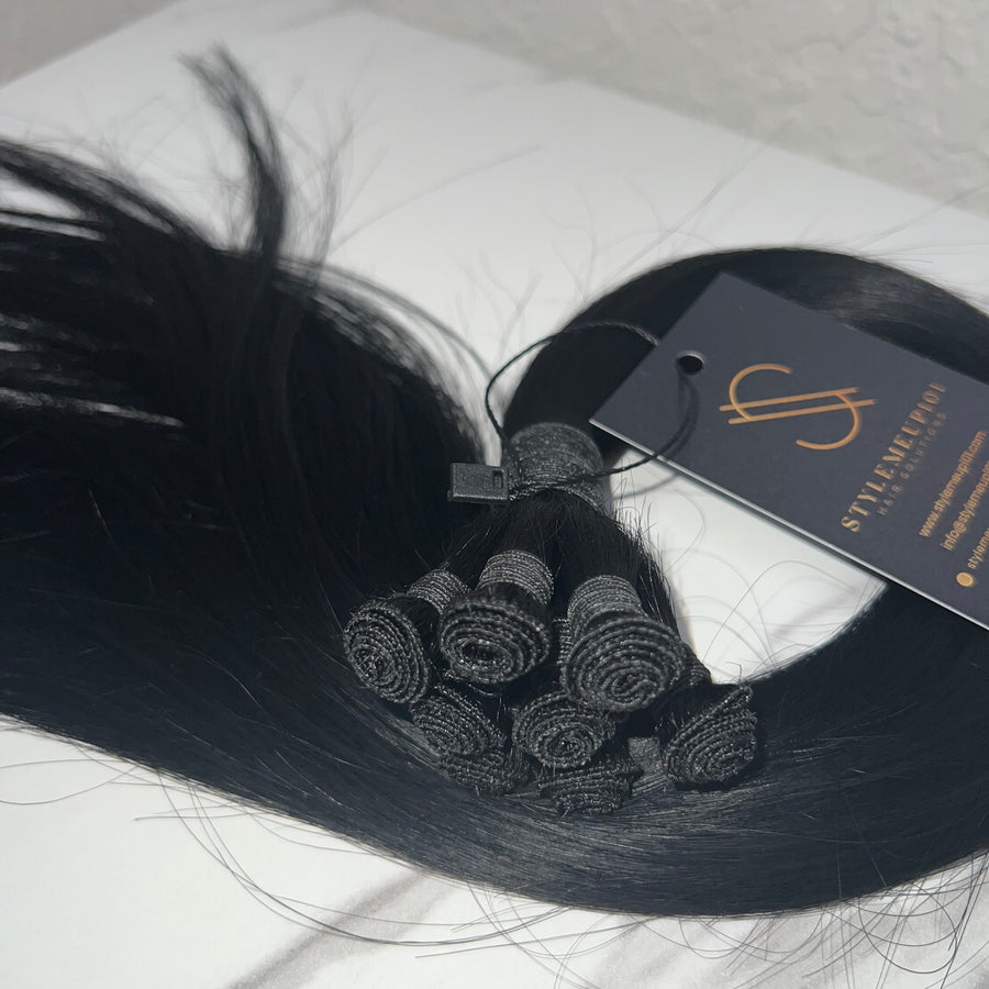 #1 Straight Hand Tied Wefts