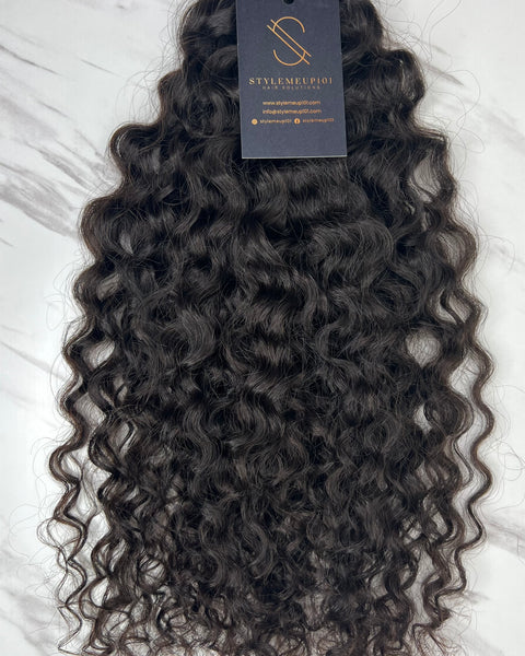 Luxe Natural Curly Wefts