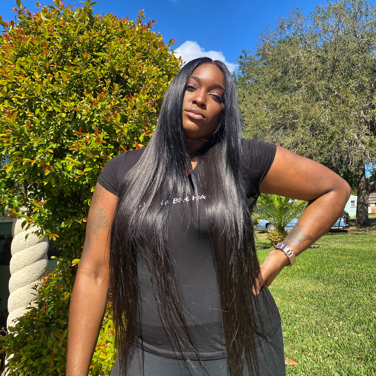 30” Middle Part Custom Frontal Wig