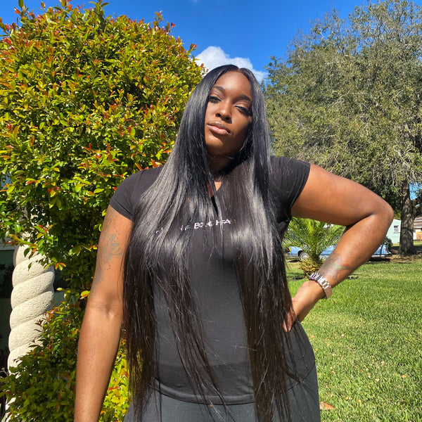 30” Middle Part Custom Frontal Wig