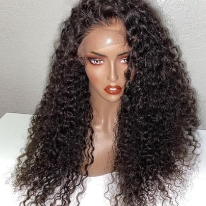 24” Deep Wave Full Lace Wig (180% Density)