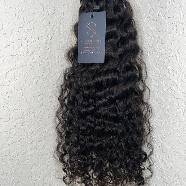 Luxe Natural Curly Wefts