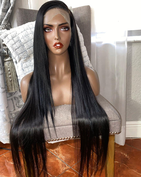 30” Custom Frontal Wig (Side Part)