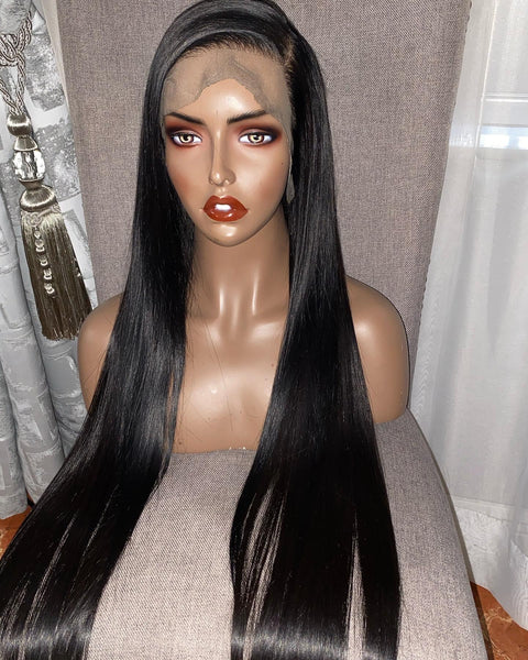 30” Custom Frontal Wig (Side Part)